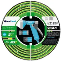 Cellfast Sproeiwagen voor tuinslang - - Groen 1/2'' 20m Energo - Diameter 1/2'' - 20 m - 5 lagen/30 bar