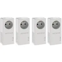 Netgear Pack de 4 adaptateurs CPL 1000 Blanc