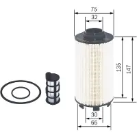 Bosch F 026 402 177 Brandstoffilter