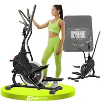 Hop-Sport HS-400B Icon – Cross Stepper – 7 kg Vliegwiel – 2-in-1 Elliptical & Stepper – Trainingscomputer