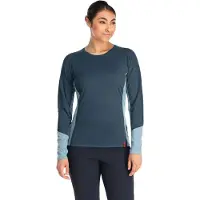 Rab Dames-T-shirt met lange mouwen Syncrino Base