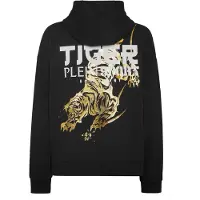 Plein sport Sweatshirt 'Tiger Tokyo' goudgeel / zwart / wit