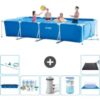 Intex Rechthoekig zwembad - 450x220x84 cm - 8-delig - Model S40293