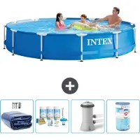 Intex Framezwembad, rond - 366x76 cm - 5-delig, model S41543