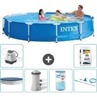 Intex Framezwembad, rond - 366x76 cm - 7-delig, model S41567