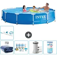 Intex Framezwembad, rond - 366x76 cm - 6-delig, model S41548