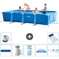 Intex Rechthoekig zwembad - 450x220x84 cm - 8-delig - Model S40268