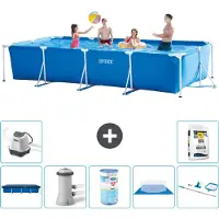 Intex Rechthoekig zwembad - 450x220x84 cm - 8-delig - Model S40270