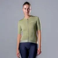 Acelera Essential Wielershirt - Fietsshirt Dames Korte Mouw - Wielrenshirt - Fietskleding - Pistache - Maat XL