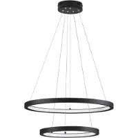 Lyora Zwarte hanglamp Empatia design dubbel