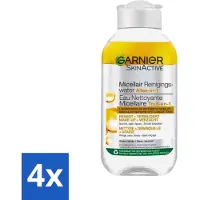 Garnier 4 x - Micellair Reinigingswater - Olie - 100 ml - Micellair Water - Make-up Remover - Argan Olie - Reinigingswater -