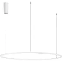 Lyora Ronde hanglamp Tarquin wit Ø 100cm