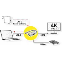 Value Beeldschermadapter USB Type C - HDMI + USB 3.2 Gen 1 A + Type C PD