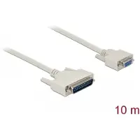DeLOCK Serial Cable D-Sub 25 male to D-Sub 9 female 10 m