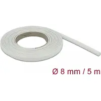 DeLOCK Fiberglass Sleeving 5 m x 8 mm white
