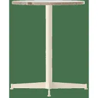 Audo Copenhagen Nook Eettafel Ø60 cm | Ivory | Kunis Breccia Stone