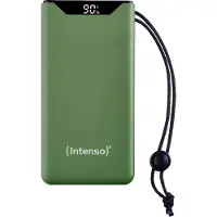 Intenso F10000 Powerbank 10000 mAh Quick Charge, USB PD LiPo USB-A, USB-C Groen Statusweergave
