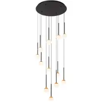 Lucide Calina Hanglamp Black | 12-Light (92W)