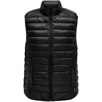 Only & Sons Bodywarmer - ONSGAVIN LIFE LIGHT QUILTED ZIP VEST OTW - XL - voor Mannen - zwart | Maat XL