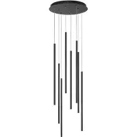Lyora Design Hanglamp Elettra 8 Lichts Zwart