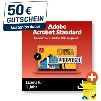 Adobe Acrobat Standard + Norton 360 Deluxe voor 3 Apparaten | 1 Gebruiker | 1 Jaar | Windows