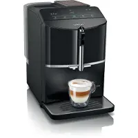 Siemens volautomatische koffiemachine TF301E19 EQ.300, voor bonen, 1300 W, tot 1,4 l/250 g, one-touch-functie, coffeeDirect-systeem, zwart