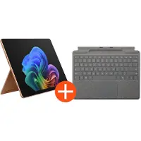 Microsoft Surface Pro 13" met OLED van de 12e generatie - EP2-65078 - 13-inch OLED-touchscreen, Snapdragon X2 Elite, 16 GB RAM, 1000 GB SSD, Windows 11 Home, dune, nieuwste model