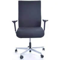 ORIGINAL STEIFENSAND bureaustoel SENO XXL - ergonomische - synchroon mechanisme - tot 200 kg - extra hoge rugleuning - met armleuningen - zwart