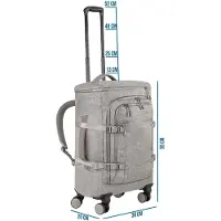 Normani Trolley 'Namie' grijs gemêleerd