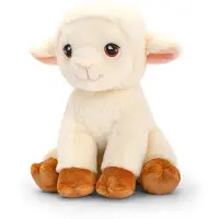 Keel Toys Pluche knuffel dier schaap/lammetjes 25 cm - Knuffel boederijdieren