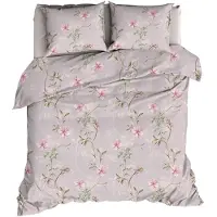 Satin d'or Raisa Dekbedovertrek - Lits-jumeaux - 240x200/220 cm - Rose