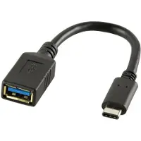 Logilink - Adaptateur USB - USB-C (M) pour USB type A (F) - USB 3.1 - 15 cm - noir