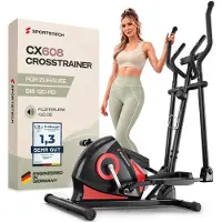 Sportstech CX608 - crosstrainer - magnetische weerstand - LCD display - polsmeter