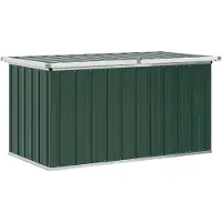 vidaXL Tuinbox Groen 129x67x65 cm