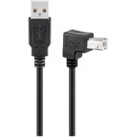Microconnect Usbab2angled2 Usb-a Naar Usb-b Kabel