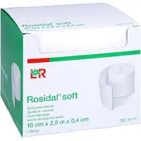 Rosidal L&R Soft 2,5mx10cmx0.4cm 1 St Verband(en)