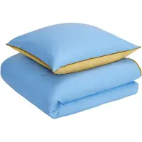 Hubsch Aki Beddengoed 80/220 Blauw/Geel