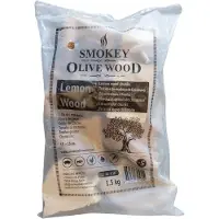 Smokey Olive Wood Citroenhout Chunks Nr5 - Langdurig Roken - Gemakkelijk te Gebruiken - 1,5 kg - Rookchunks BBQ - Rookhout