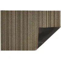 Chilewich deurmat 46x71cm Skinny Stripe mushroom