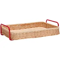 Hubsch Splint Tray Red/Natural