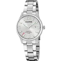 Calypso Kwartshorloge Basic Horloge, dameshorloge, stalen band, analoog, dag