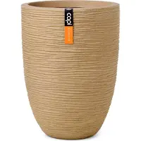 Capi Europe Vaas elegant rib nl d34h46cm beige