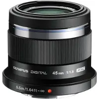 Olympus M.Zuiko Digital ED 45mm f/1.8 - Zwart