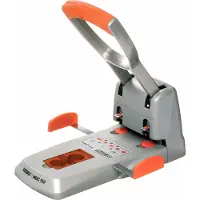 Rapid Supreme Heavy Duty 2-Gaats Perforator HDC150 - Perforeert Tot 150 Vel - Zilver/Oranje