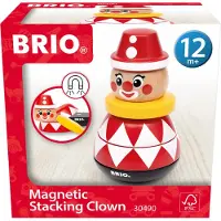 BRIO Magnetische Stapelbare Clown (30490) Speelgoed