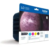 Brother LC-1220VALBP Inktcartridge 4-kleuren Multipack