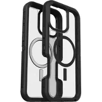 Otterbox Defender XT iPhone 16 Pro Max Back Cover MagSafe Magneet Transparant Zwarte Rand
