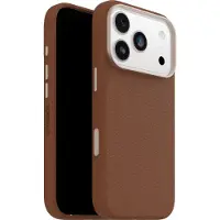Otterbox Symmetry Cactus - Geschikt voor iPhone 17 Pro - Leren Magsafe Backcover - Desert Sadle