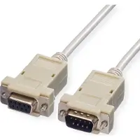 Value RS232-kabel, 9-polig, ST-BU, 1,8 meter
