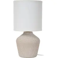 Lucide FILIZ - Tafellamp - Ø 16 cm - 1xE14 - Beige - Essential